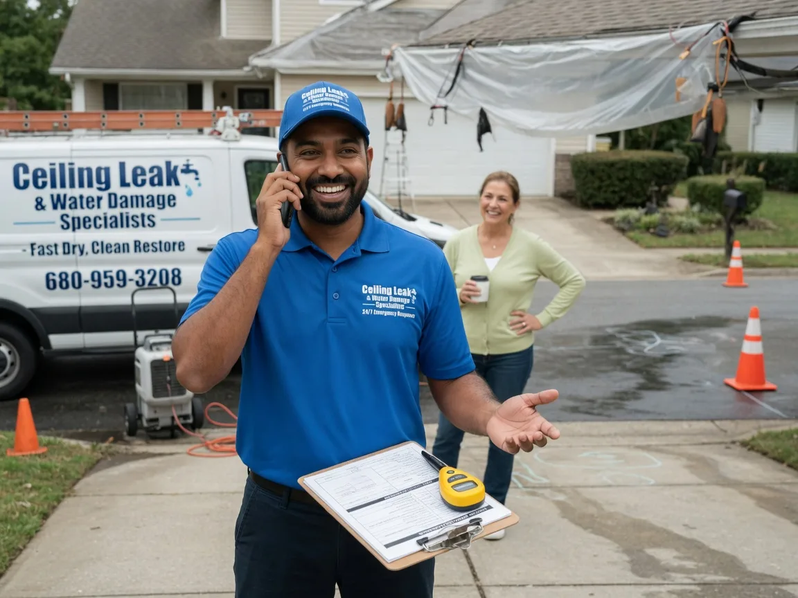 Ceiling Leak Cleanup Lovelady, TX FAQs